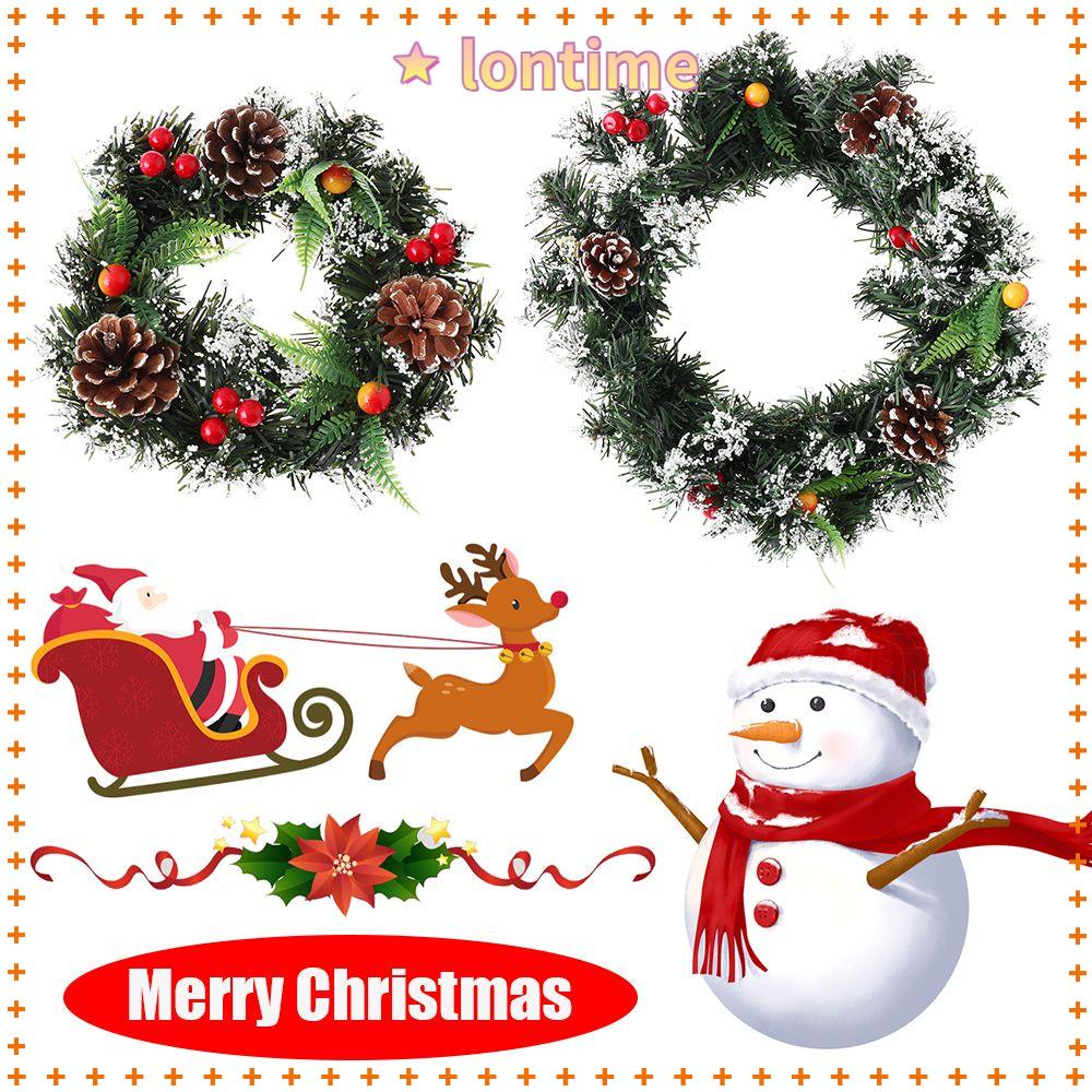 Vòng Hoa Treo Cửa Trang Trí Giáng Sinh