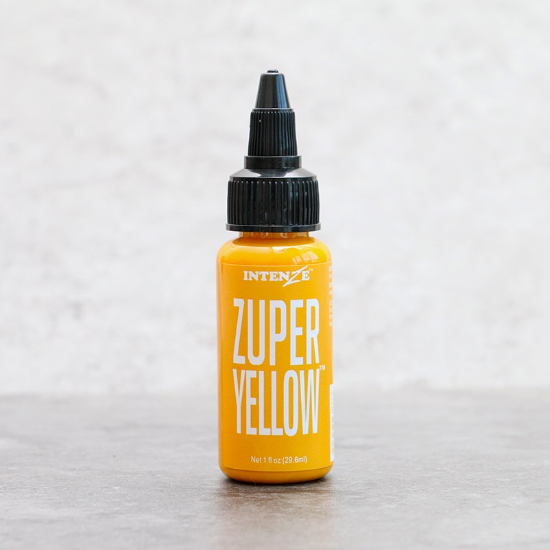 Mực xăm Intenze Zuper Yellow 30ml