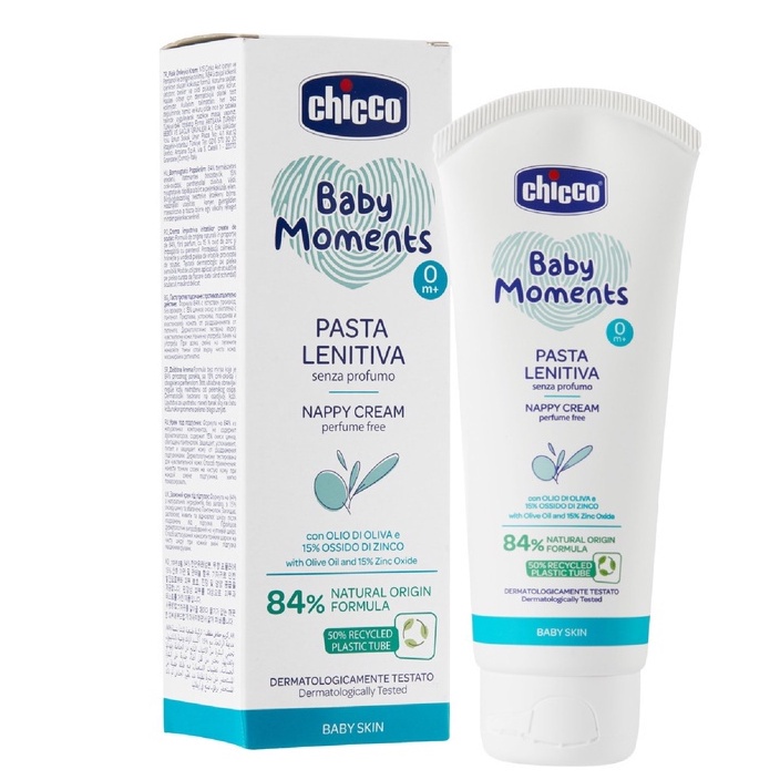 Kem hăm ba tác động Chicco 0M+ 100ml Mẫu mới
