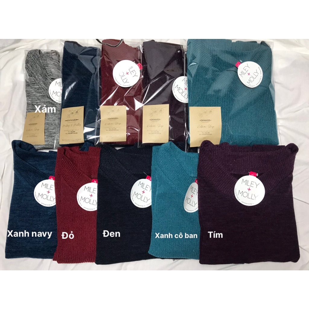 ÁO LEN CỔ TIM HÀNG XUẤT KHẨU XUẤT NHẬT | BigBuy360 - bigbuy360.vn