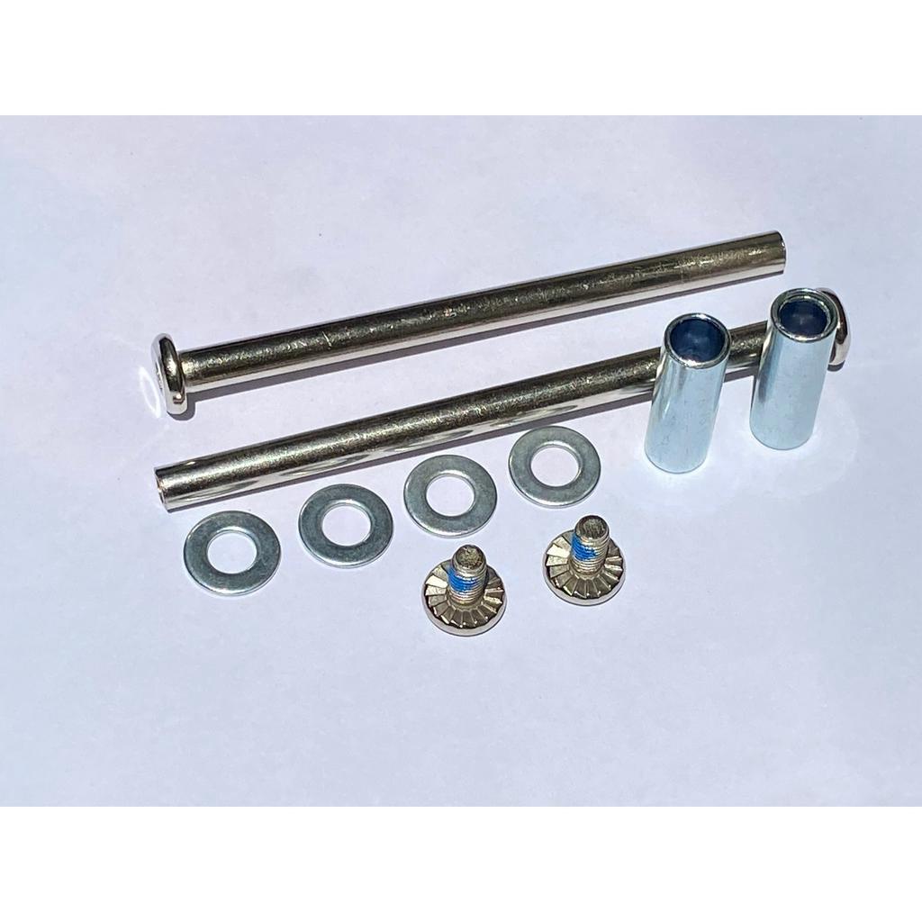 Bộ ốc chuyển đổi patin 1 hàng thành 2 hàng, ốc 2 hàng patin, ốc phía sau patin, 1 bộ ốc chuyển bánh lắp được 2 chiếc già