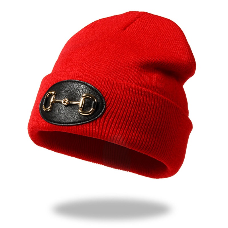 Mũ Beanie Dệt Kim Thiết Kế Unisex Thời Trang Mùa Đông Cho Hoạt Động Ngoài Trời