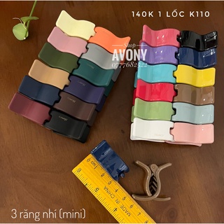 12 kẹp càng cua size mini tone màu sữa - Honey