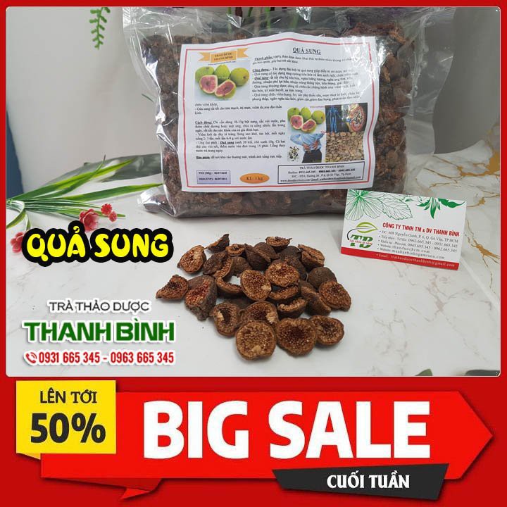 Quả Sung 1Kg - Dạng Khô Đảm Bảo Chất Lượng