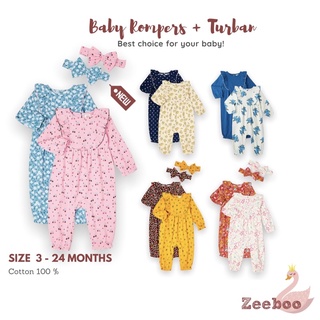  Body suit kèm turban cho bé gái từ 3 tháng - 2 tuổi hàng Việt Nam xuất khẩu cho bé mặc chụp ảnh sinh nhật đầy tháng 