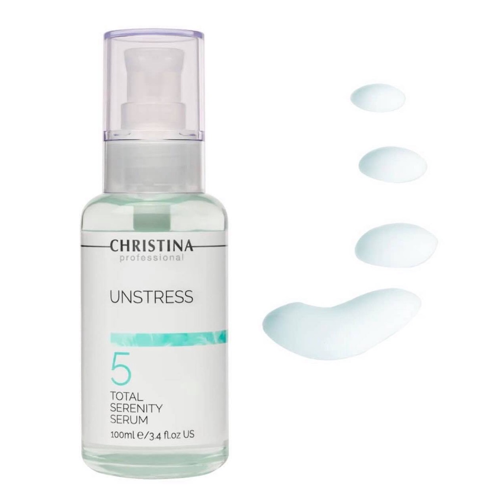 Christina Unstress Total Serenity Serum Phục hồi Làm dịu da 100ml