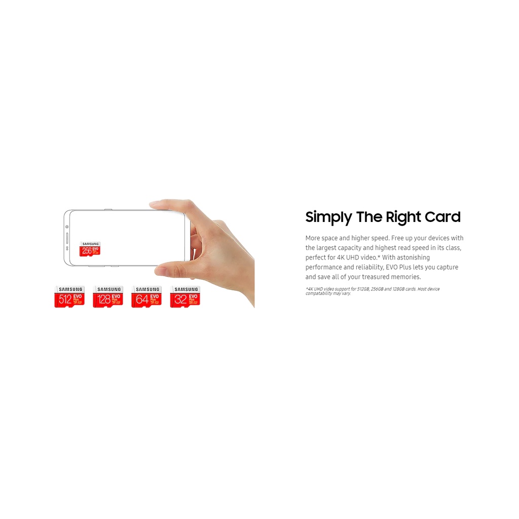 sd card memory card TF card memory stick Micro-SD CARD Thẻ Nhớ Micro SD 95MB / s 32GB / 64GB / 128GB / 256GB / 512GB Micro SDXC C10 U3