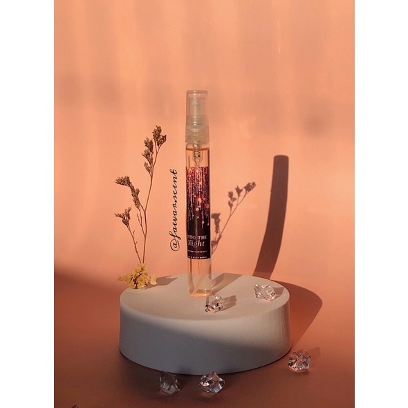 (10ml) Into the night - Xịt thơm Bath and body works || Faevar