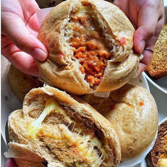 Bánh bao nguyên cám bò phô mai
