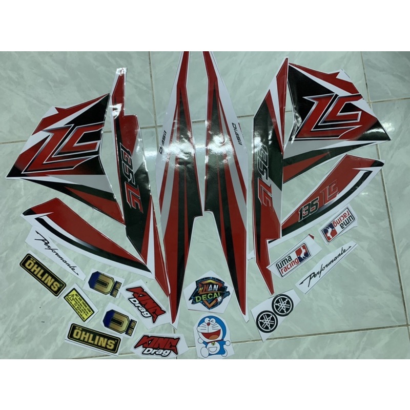 Tem exciter 135 LC đỏ