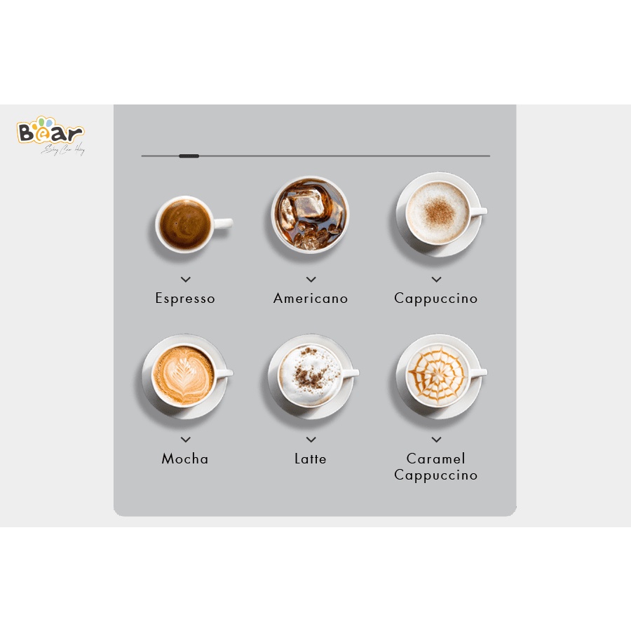 Máy pha cafe Bear cao cấp Espresso đậm vị Italy hàng chính hãng bảo hành 12 tháng KFJ-A15L1 (CF-B15V1)