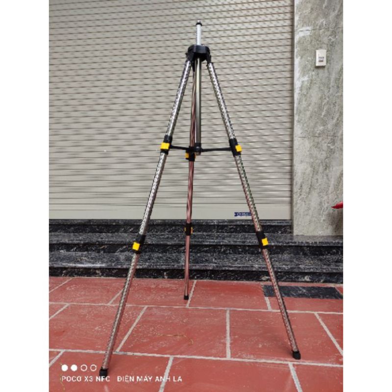 Chân máy laze 1.5m inlox