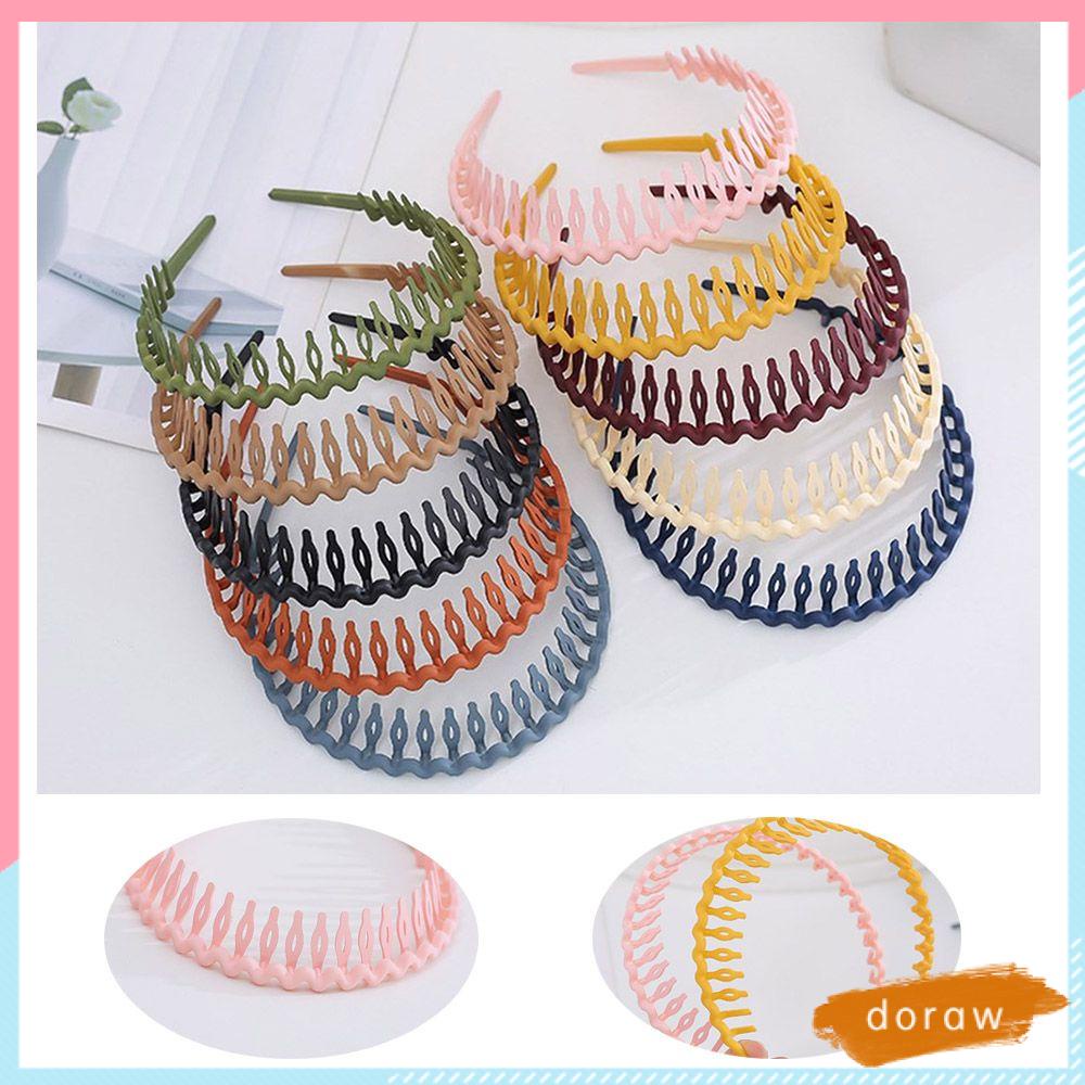 Cài tóc màu trơn răng cưa nhiều màu sắc thời trang cho nữ