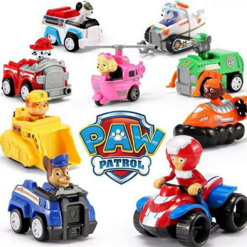 [Freeship Đơn 50k]_ Chú Chó Cứu Hộ Paw Patrol Mô Hình 6 Con , 7 Con, 9 Con Đồ Chơi Cho Bé