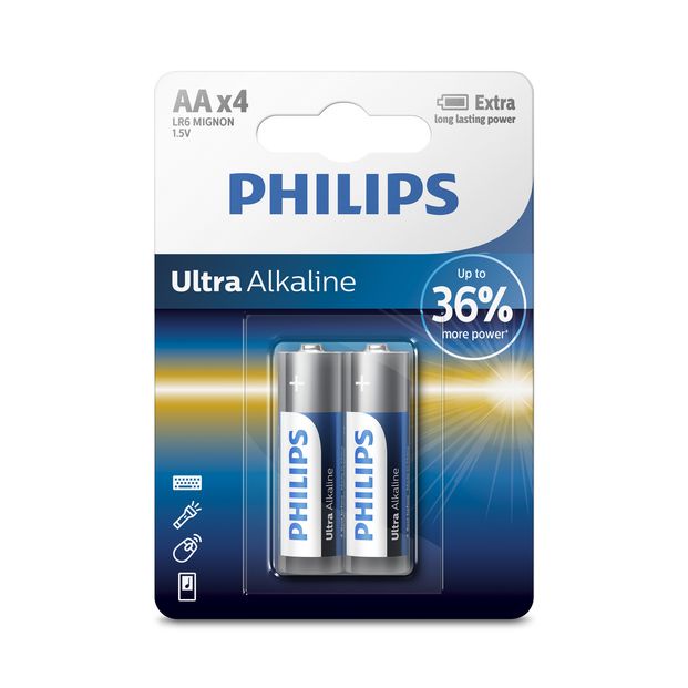 Pin kiềm  AA Philips LR6E2B