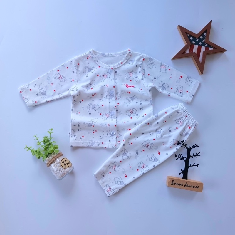 Bộ dài cao cấp Bunny thu đông cho bé 3-10kg