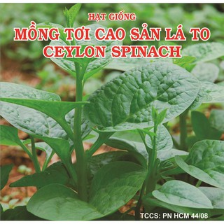50gram hạt giống mồng tơi lá to cao sản phú nông