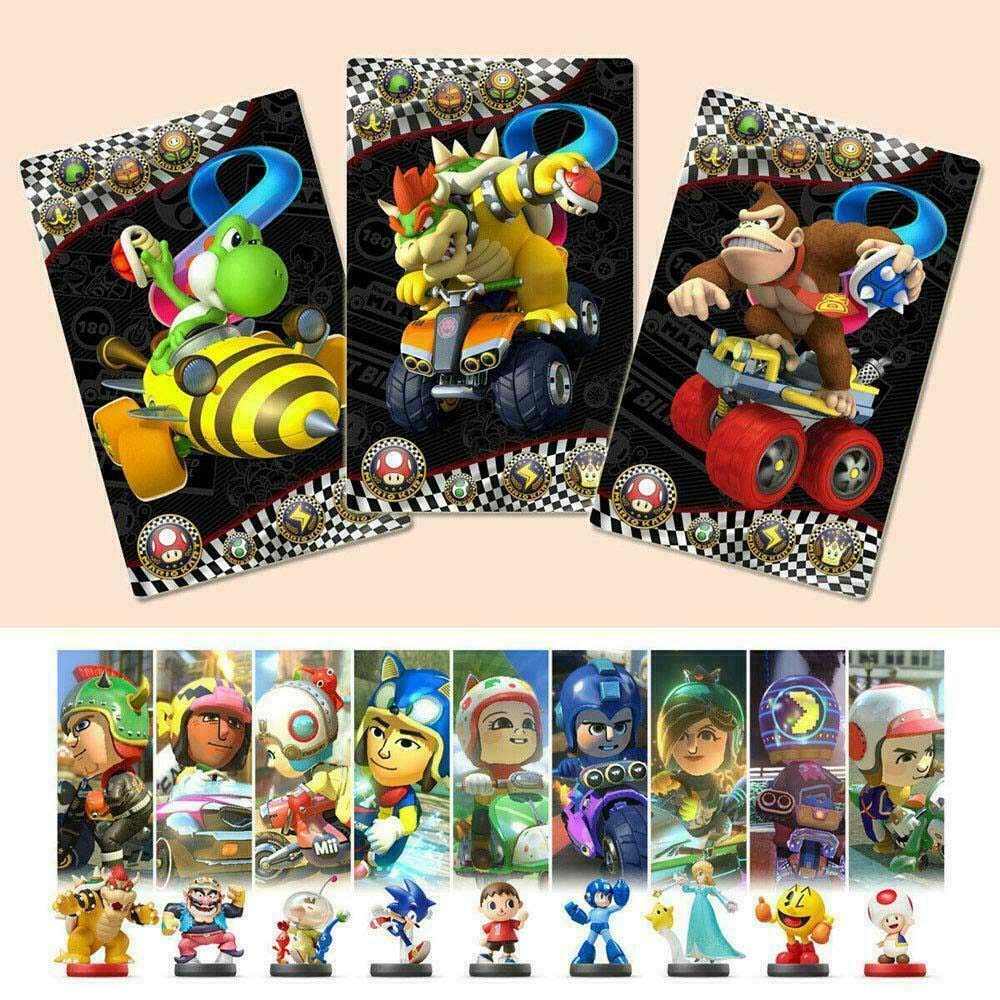 Bộ 8 Thẻ Bài Nhân Dịp Kỷ Niệm 35 Năm Của Mario Kart Mariokart8Miibo