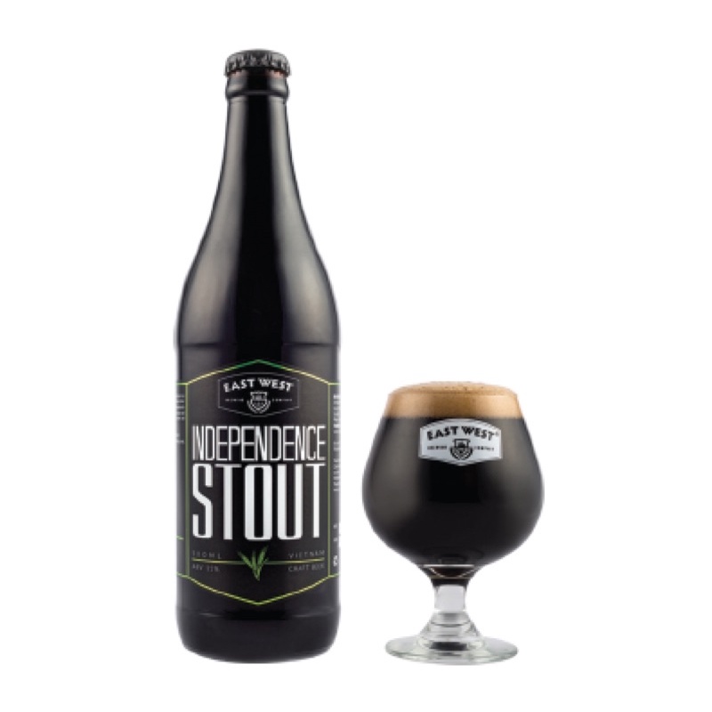 Bia Thủ Công  - East West - Independence Stout - Hộp 4 chai 500ml