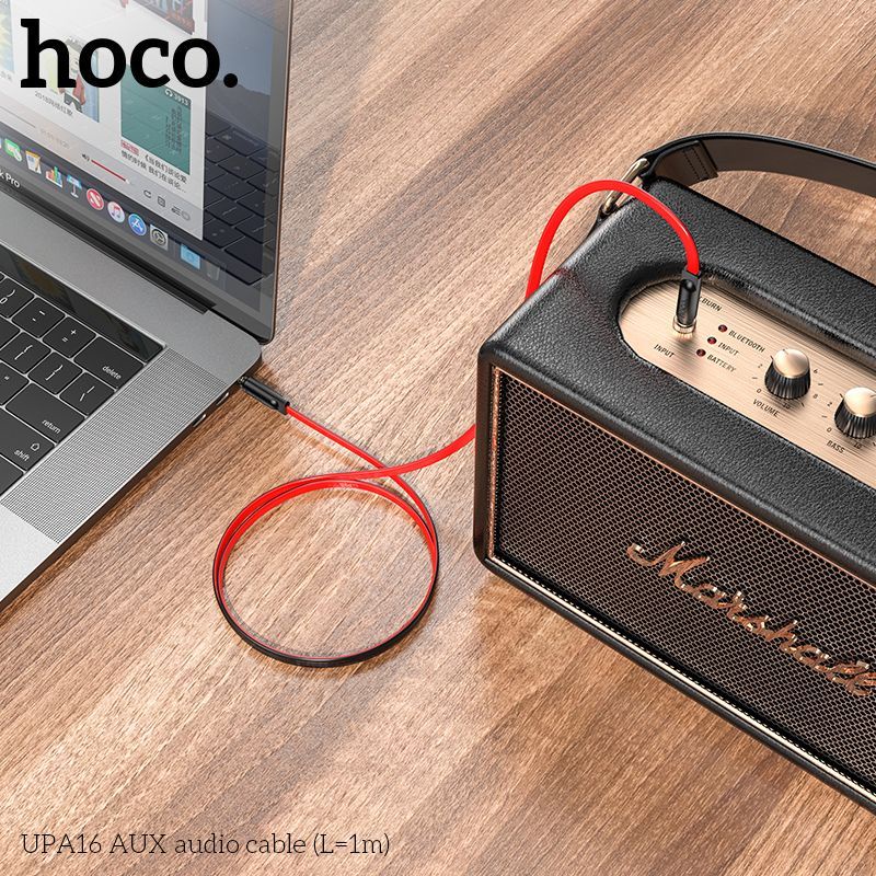 Cáp Âm Thanh 3.5mm UAX AUDIO Chống Đứt Chống Rối Hoco UPA16