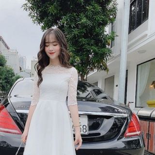 Đầm ren cao cấp đi tiệc rất sang trọng