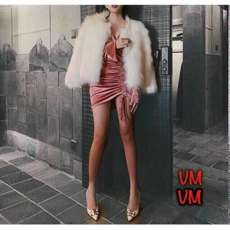 Áo choàng lông trơn hàng QC loại 1 (ảnh thật) | BigBuy360 - bigbuy360.vn