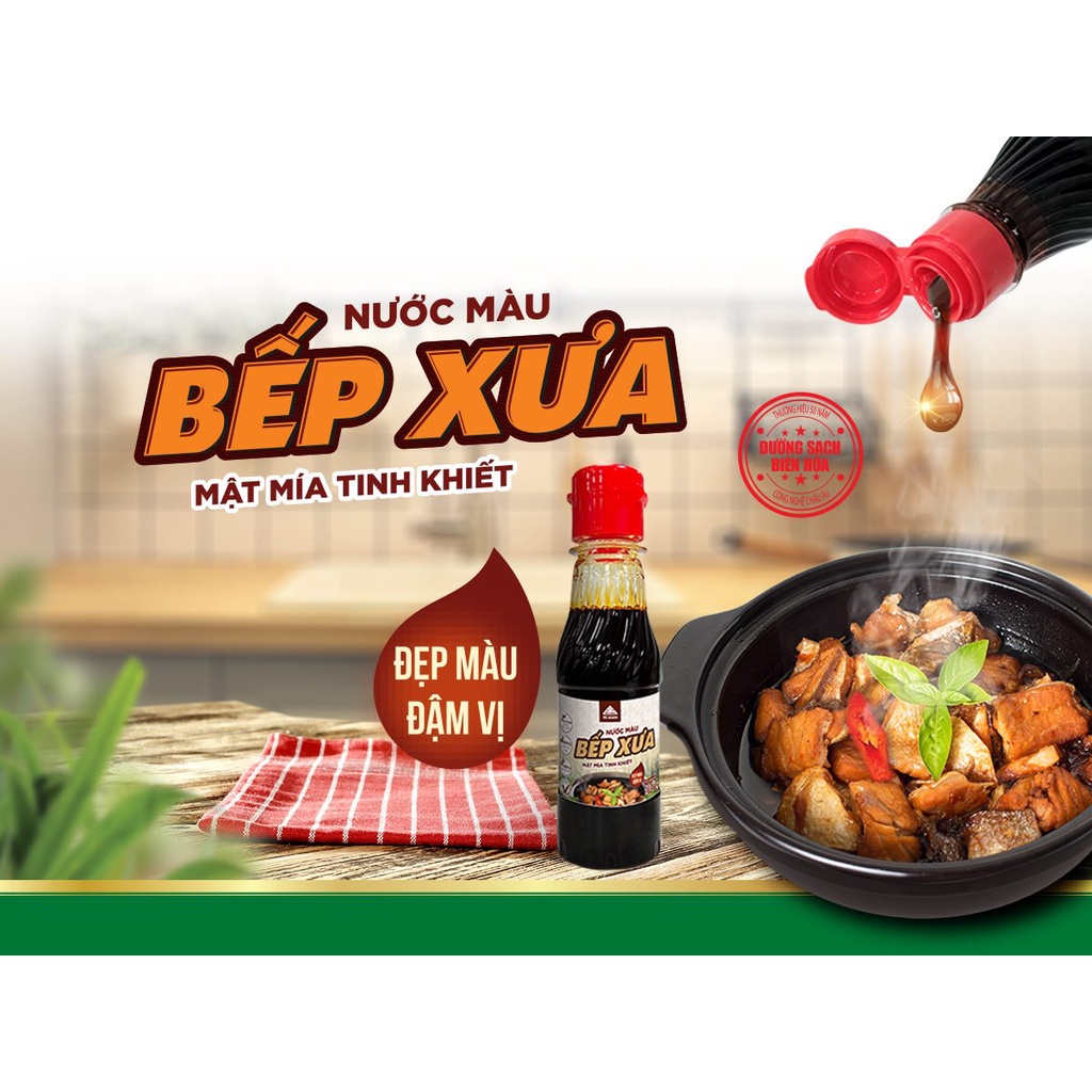 Nước màu Biên Hòa Bếp Xưa 210g/Chai