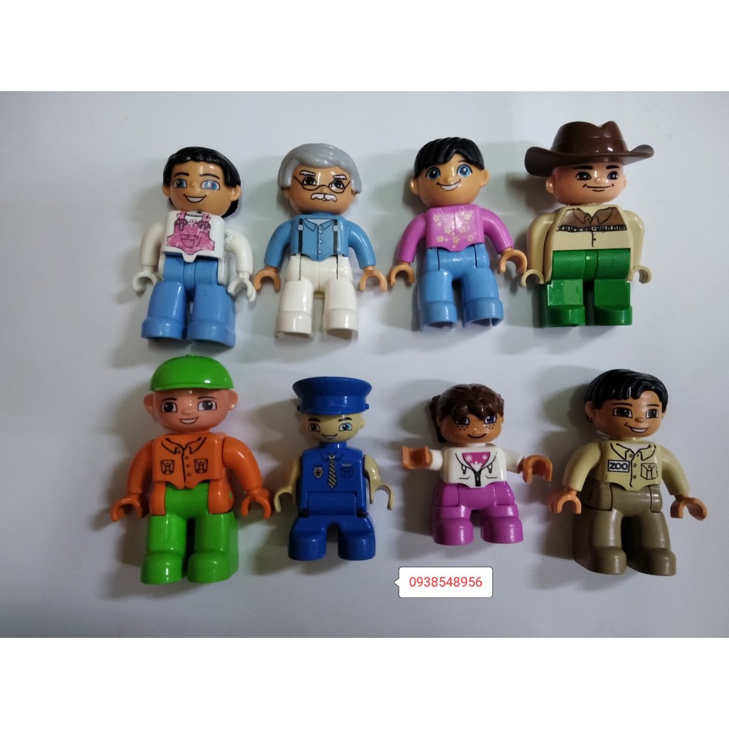 Đồ Chơi nhân vật Lego Duplo , nhân vật Lego Size To tương thích với Gạch Duplo