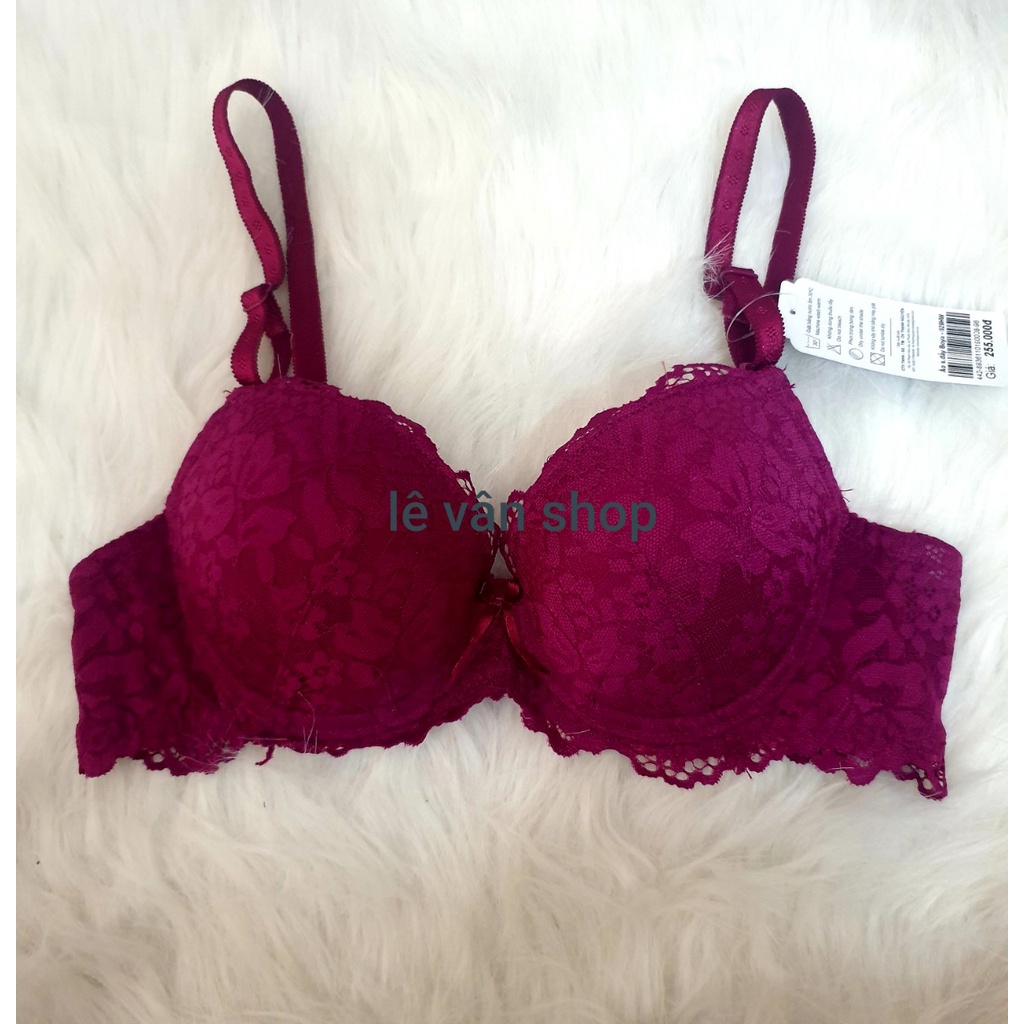 Áo ngực boya quả ren siêu đẩy, dày 5cm, tạo khe nâng ngực, size 34 đến 38