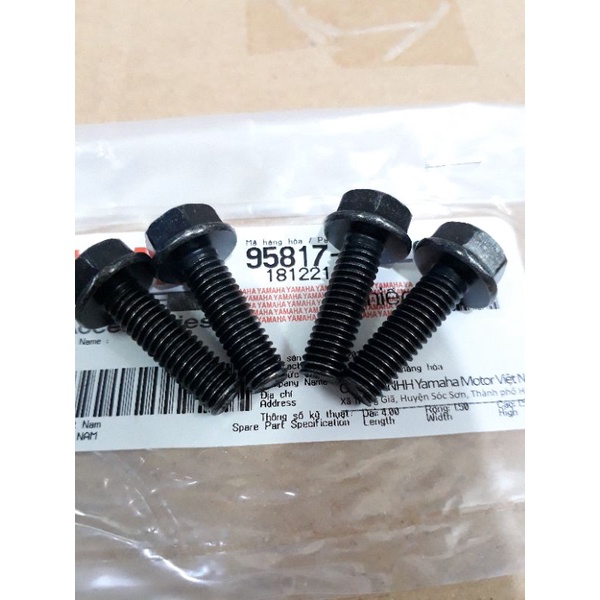 Bộ ốc 6li khóa10 dài 20 bắt tay dắt Yamaha