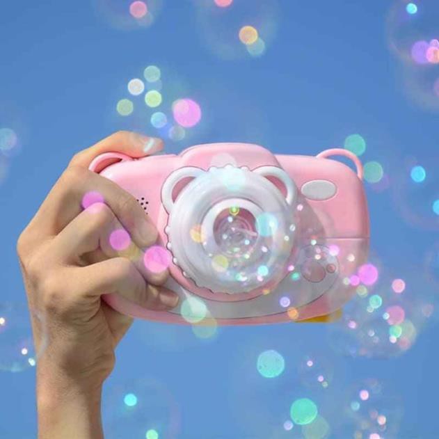 MÁY ẢNH THỔI BÓNG TẶNG KÈM CHAI DUNG DỊCH THỔI BÓNG (mẫu con heo)