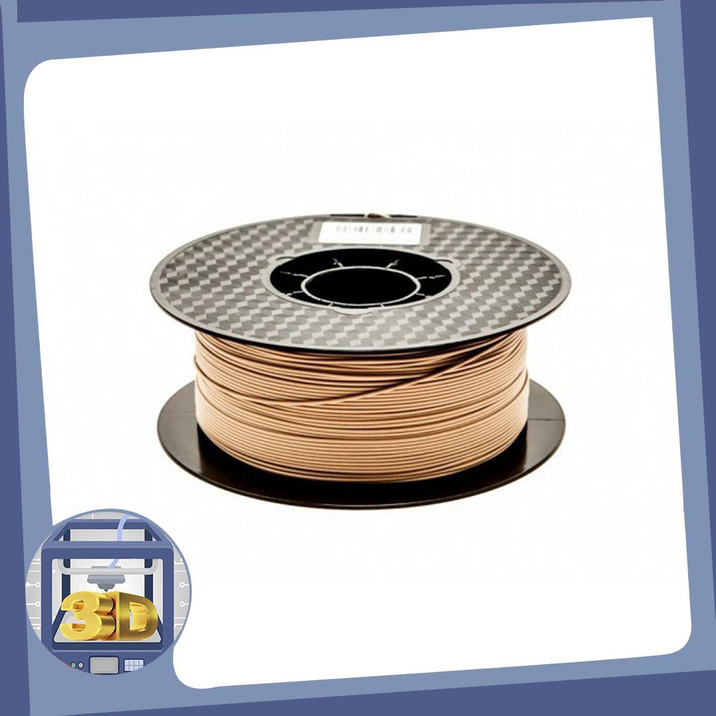Cuộn nhựa in 3d PLAPETG pha sợi gỗ 1,75mm 1kg - Wood Filament 3D Printing