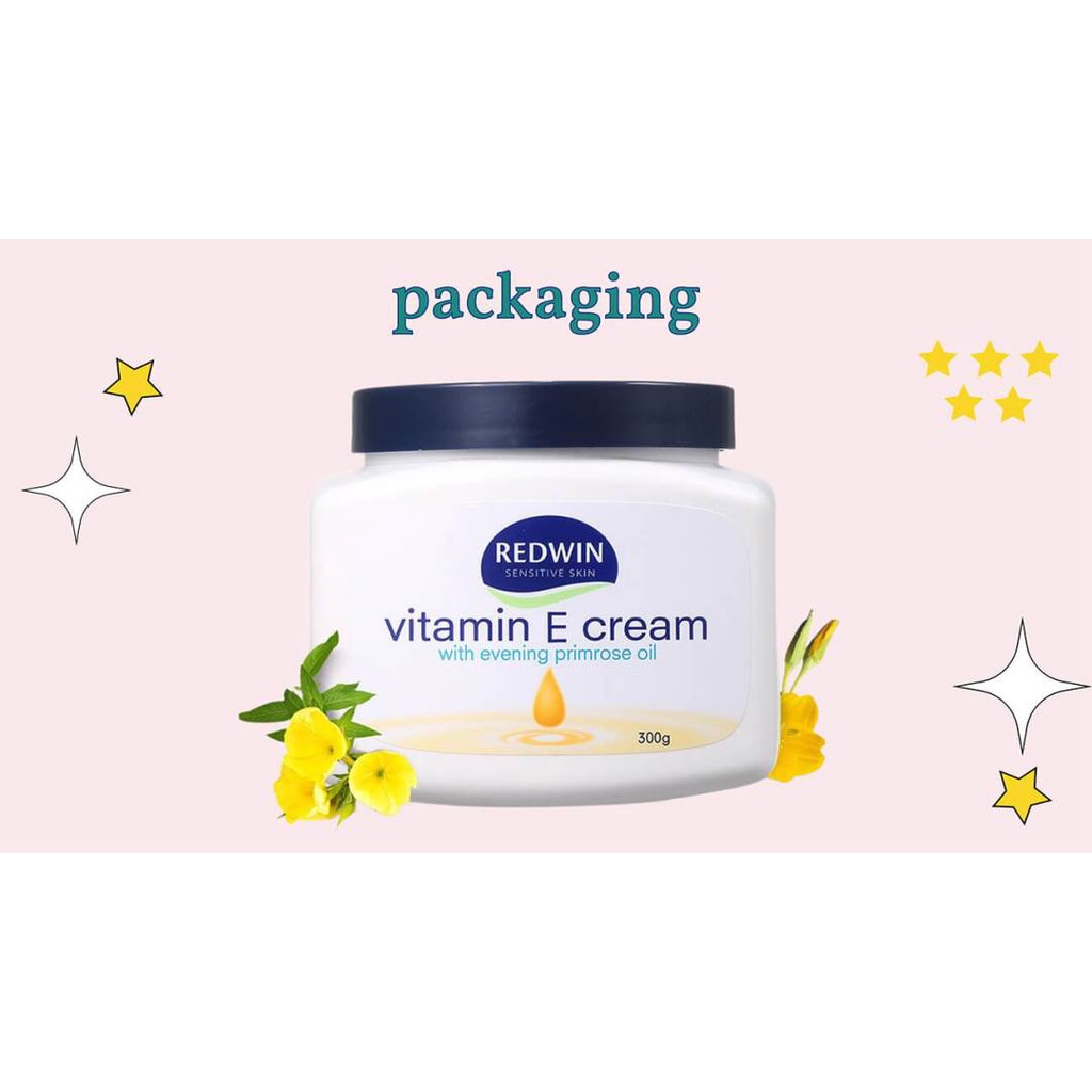Kem dưỡng Redwin Vitamin E Cream 300g Úc