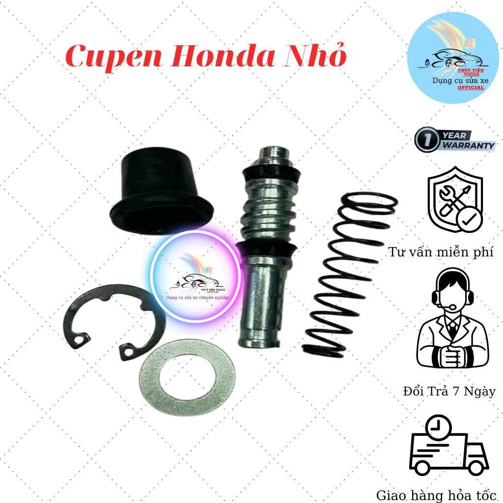 Pittong phanh dầu, phốt cupen các dòng xe Honda, YAMAHA