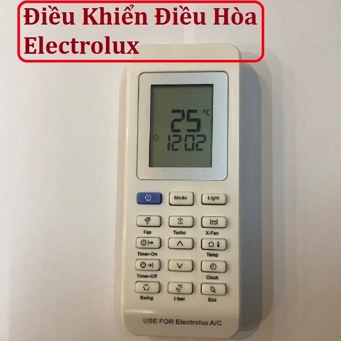 REMOTE ĐIỀU KHIỂN MÁY LẠNH ĐIỀU HOÀ ELECTROLUX - Remote ELECTROLUX MÁY LẠNH MÀU TRẮNG