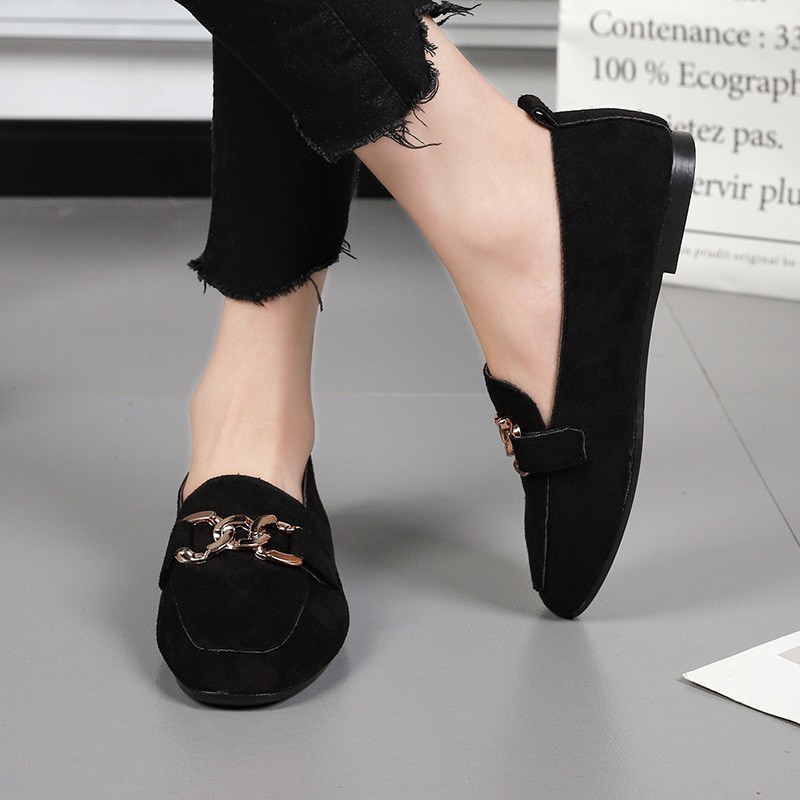 Giày Lười Nữ Ulzzang Thời Trang Giày Đế Bằng 9241935 | BigBuy360 - bigbuy360.vn