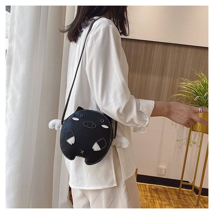 Túi thủ công,  diy túi  heo hồng handmade