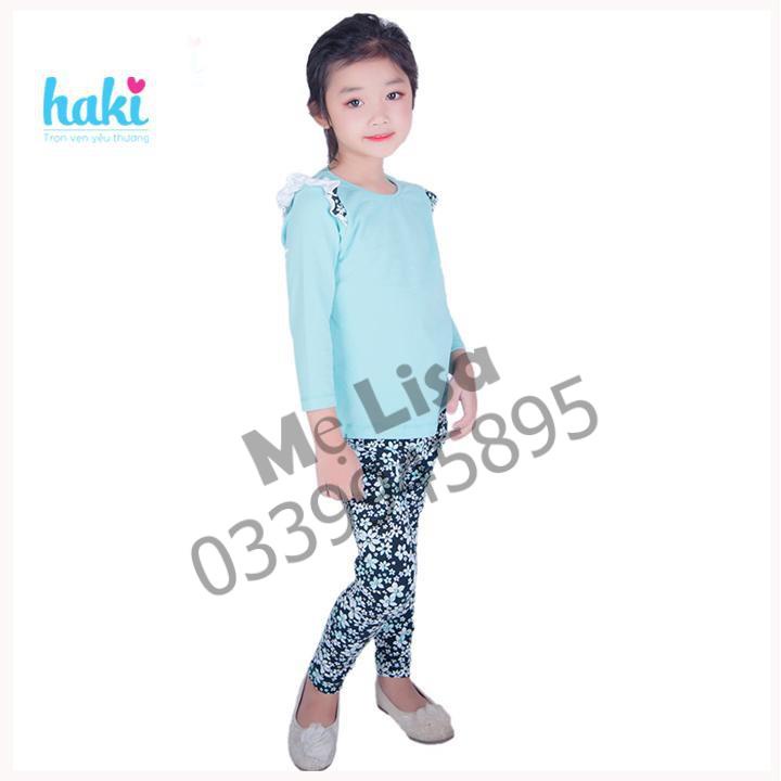 Haki_ Bộ mặc nhà thu đông bé gái HAKI