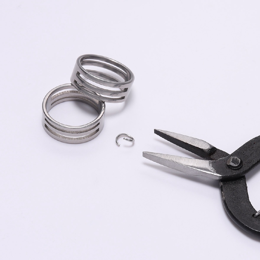 Nhẫn ST.KUNKKA từ thép không gỉ kích thước phổ biến tự làm đồ trang sức