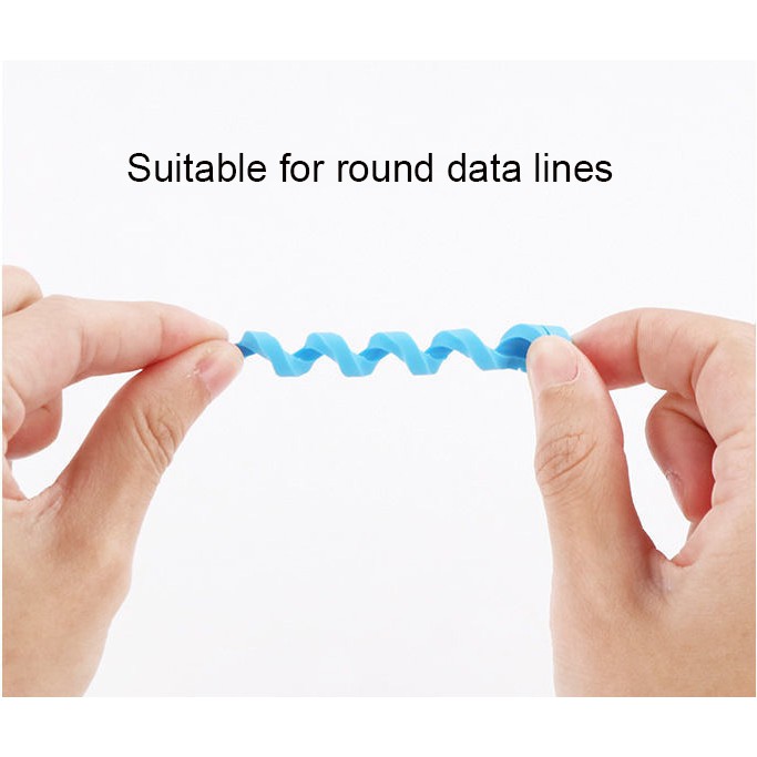 2 Dây Xoắn Quấn Bảo Vệ Dây Cáp Sạc/Tai Nghe