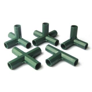 13 Loại KHỚP NỐI Fi 11 liên kết ống thép bọc nhựa  dùng làm cây đỡ hoa hồng, làm giàn dây leo