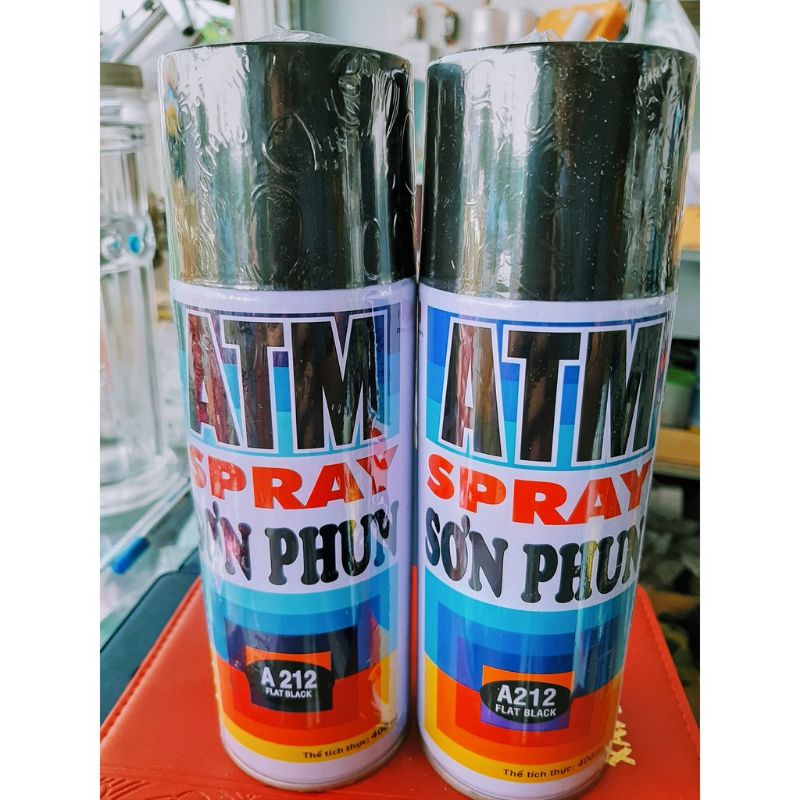 [chính hãng] xịt đen mờ khói ATM A212 400ml