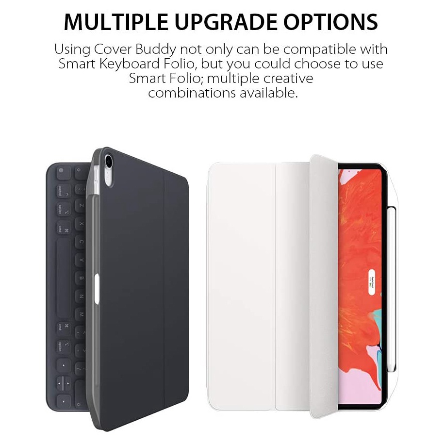 SwitchEasy CoverBuddy Case Vỏ bảo vệ tương thích với iPad Pro 11 Pro 12.9 inch Air 4 Smart Magic Keyboard Folio