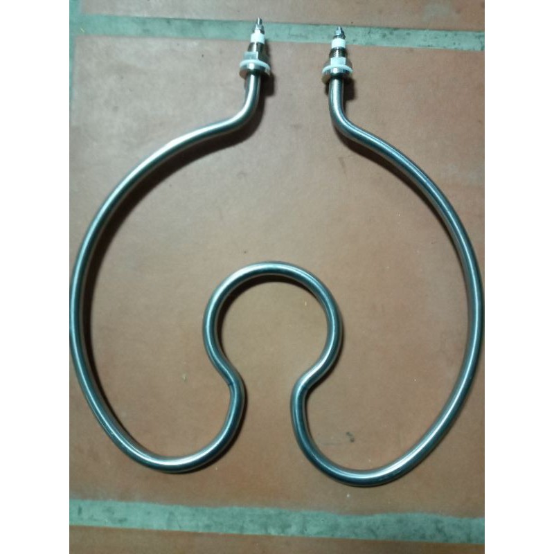 Điện trở đun nước, nồi tráng bánh cuốn, gia nhiệt nước  dạng tim 27cm 3kw 220v