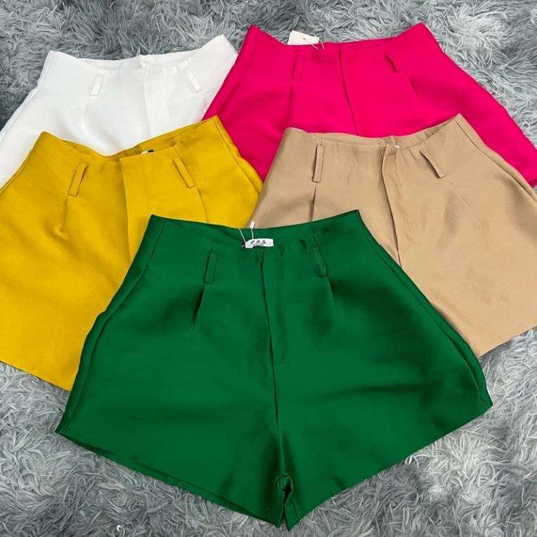 Quần short tafta nhiều màu cực sang