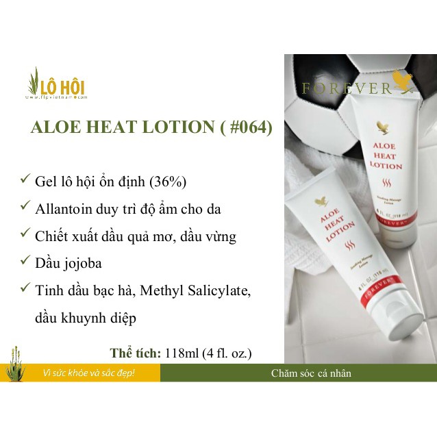 Dầu Nóng Aloe Heat Lotion 064 FLP