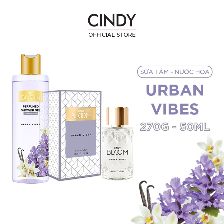 Combo Sữa Tắm Nước Hoa 270g & Nước Hoa 50ml Cindy Bloom Urban Vibes | WebRaoVat - webraovat.net.vn