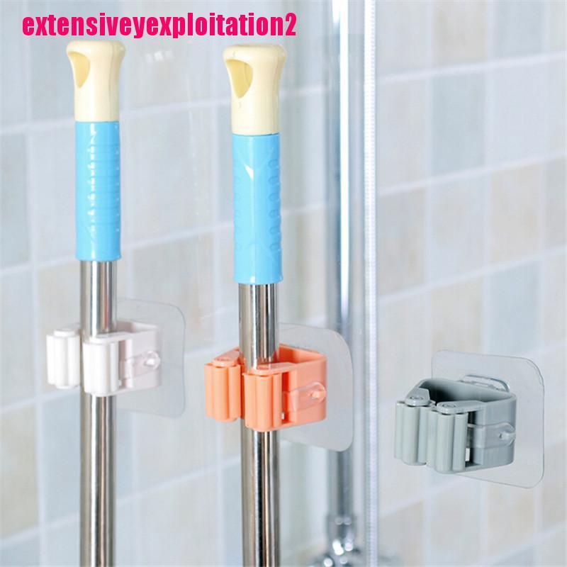 Giá Đỡ Cây Lau Nhà / Chổi Gắn Tường Sử Dụng Tiện Lợi Cho Phòng Tắm