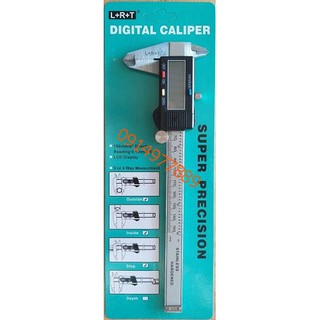 Thước Kẹp Điện Tử 150mm LRT Thước nhựa Carbon - Thân Sắt