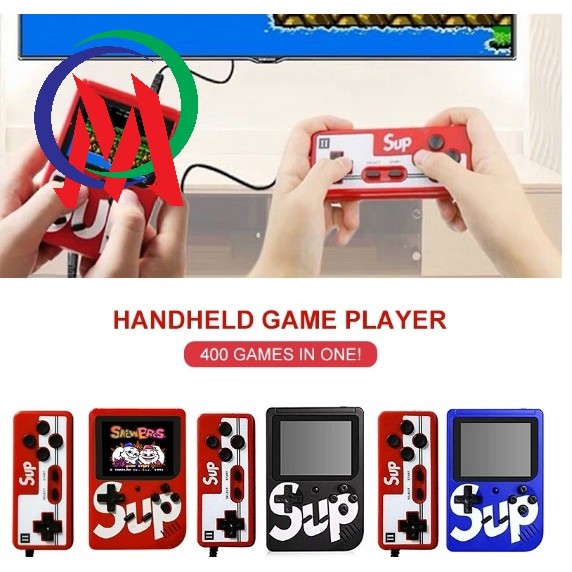 Máy game sup 400 tặng tay cầm hỗ trợ 2 người chơi - sup 400 trò bản cao cấp